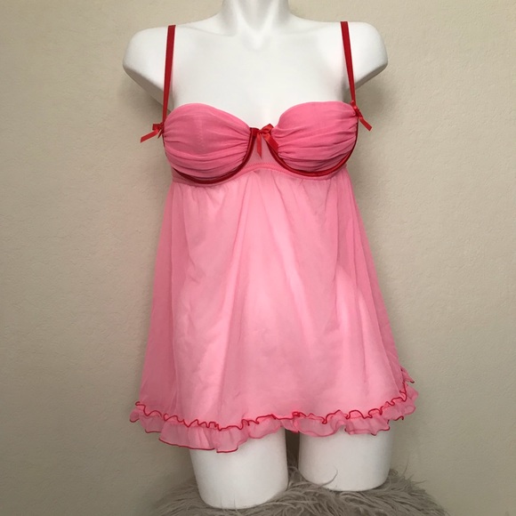 Victoria's Secret Other - Victoria’s Secret valentines Sheer lingerie 34B